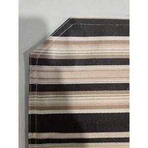 4 Striped Cloth Table Placemats 12 x 19 Inches